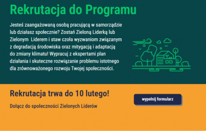 plakat promujący nabór