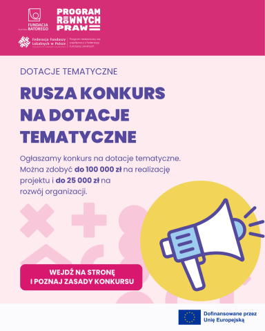 plakat promujący konkurs